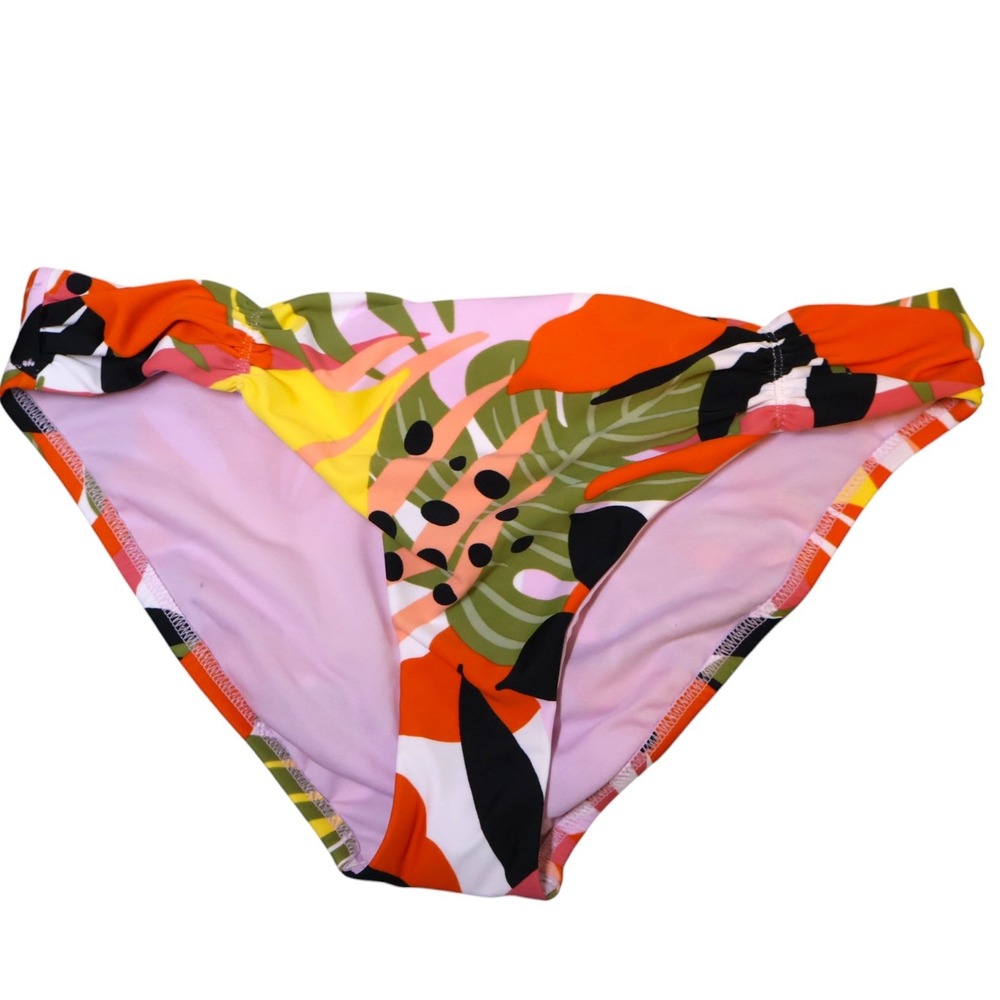 Bar III Jungle Tropic Bikini Bottom M Tropical Print Resort Wear NWT